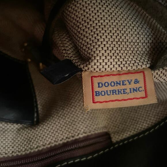 Douney & Bourke beige black gold purse shoulder bag leather luxury - Picture 10 of 10